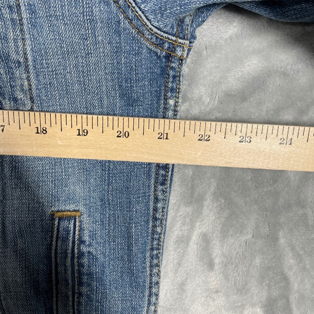 Vintage Levis Mens 70507 Standard Trucker Jacket Light Wash Blue Denim Medium - Picture 9 of 12